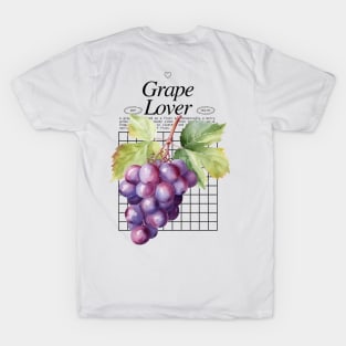 Grape Lover - Grapefruit Grapevines Fruitarian T-Shirt